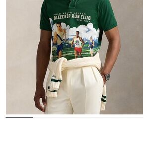 Polo by Ralph Lauren Forest Green Graphic Polo Shirt